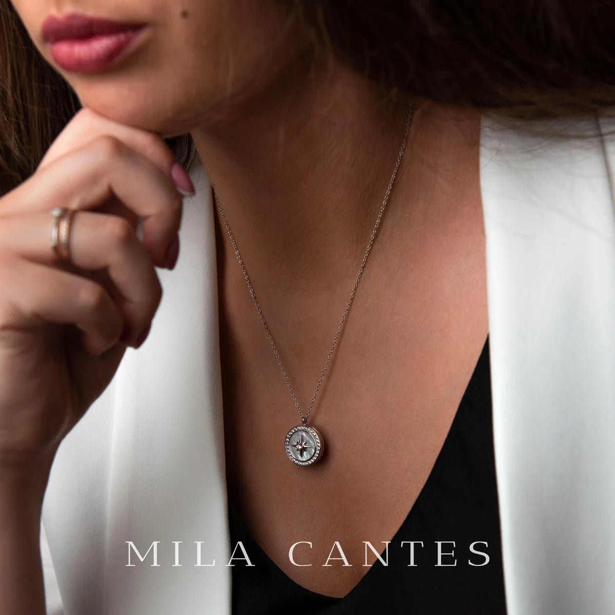 LUNA LOCKET | Photo | Sterling Silver - MILA CANTES